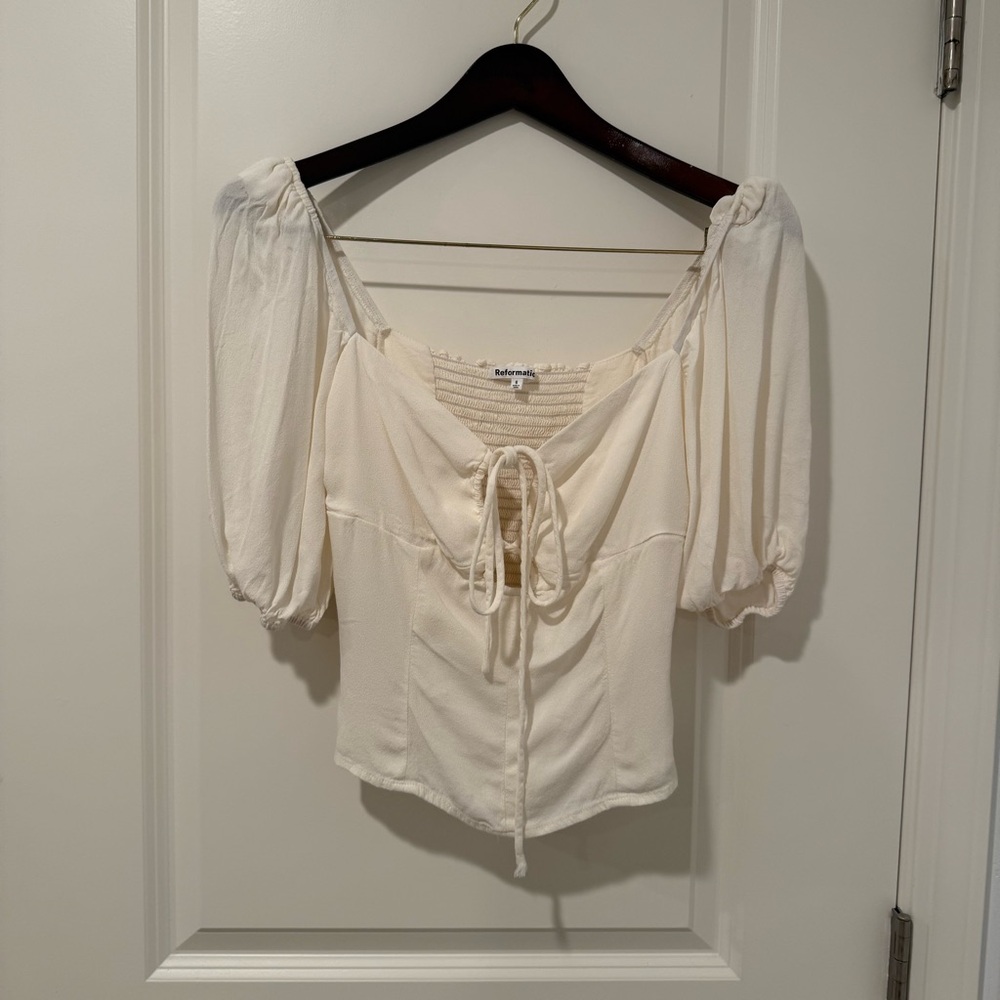 Reformation top (Delevan, Rory, Isadora top)